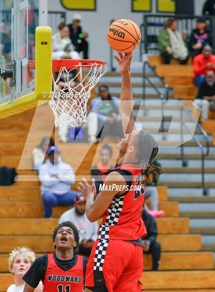 Thumbnail 3 in Woodward Academy vs. Lambert (OTR Hoops: Thanksgiving Showcase) photogallery.