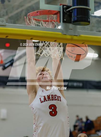 Thumbnail 3 in Woodward Academy vs. Lambert (OTR Hoops: Thanksgiving Showcase) photogallery.