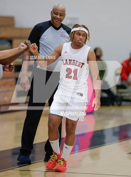 Thumbnail 2 in Woodward Academy vs. Lambert (OTR Hoops: Thanksgiving Showcase) photogallery.