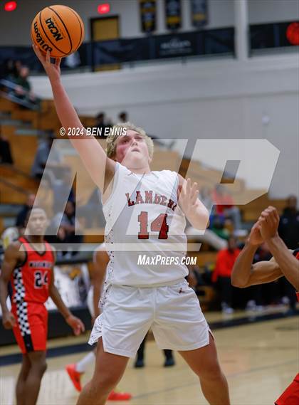 Thumbnail 2 in Woodward Academy vs. Lambert (OTR Hoops: Thanksgiving Showcase) photogallery.