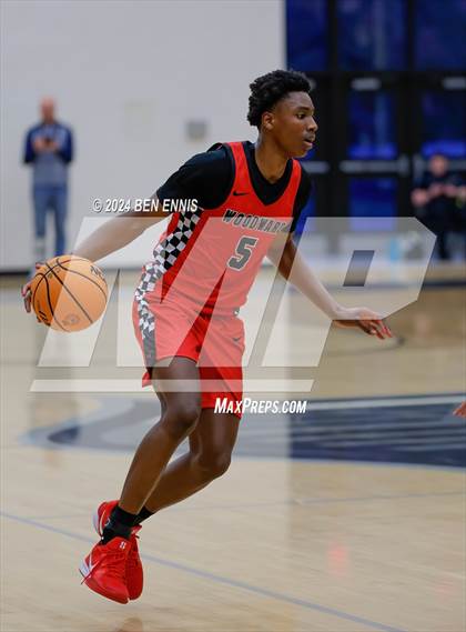 Thumbnail 2 in Woodward Academy vs. Lambert (OTR Hoops: Thanksgiving Showcase) photogallery.