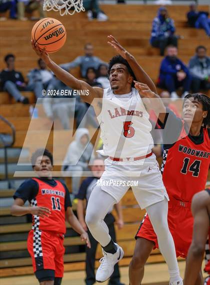 Thumbnail 3 in Woodward Academy vs. Lambert (OTR Hoops: Thanksgiving Showcase) photogallery.