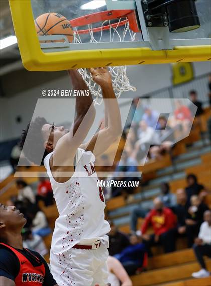 Thumbnail 1 in Woodward Academy vs. Lambert (OTR Hoops: Thanksgiving Showcase) photogallery.