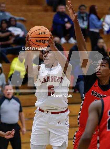 Thumbnail 3 in Woodward Academy vs. Lambert (OTR Hoops: Thanksgiving Showcase) photogallery.