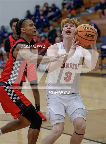 Thumbnail 2 in Woodward Academy vs. Lambert (OTR Hoops: Thanksgiving Showcase) photogallery.
