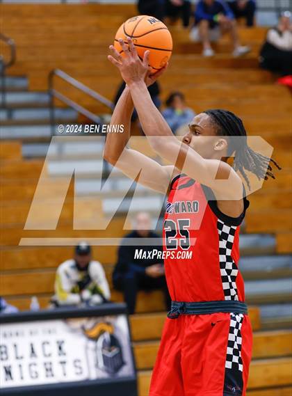 Thumbnail 2 in Woodward Academy vs. Lambert (OTR Hoops: Thanksgiving Showcase) photogallery.
