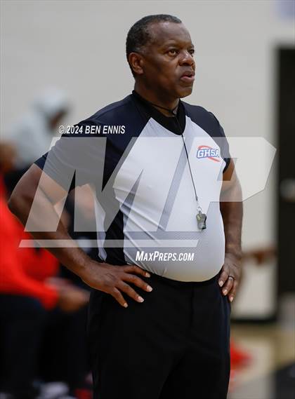 Thumbnail 2 in Woodward Academy vs. Lambert (OTR Hoops: Thanksgiving Showcase) photogallery.