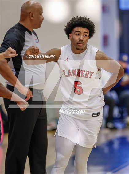 Thumbnail 3 in Woodward Academy vs. Lambert (OTR Hoops: Thanksgiving Showcase) photogallery.