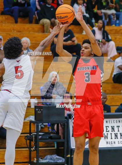 Thumbnail 3 in Woodward Academy vs. Lambert (OTR Hoops: Thanksgiving Showcase) photogallery.
