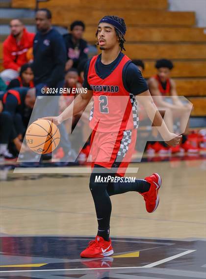 Thumbnail 2 in Woodward Academy vs. Lambert (OTR Hoops: Thanksgiving Showcase) photogallery.