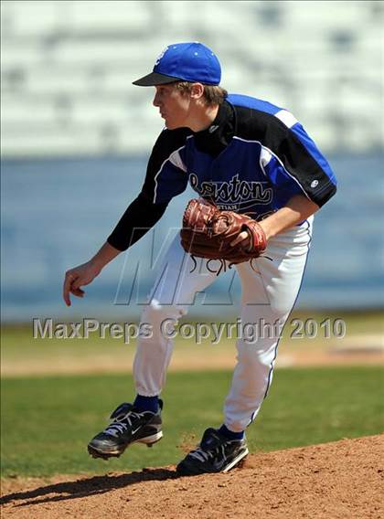 Thumbnail 2 in Houston Christian vs. Rowlett (Flower Mound Tournament) photogallery.