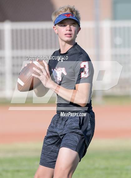 Thumbnail 3 in Westview vs North (Cactus Duel Out West 7-on-7 Tournament) photogallery.