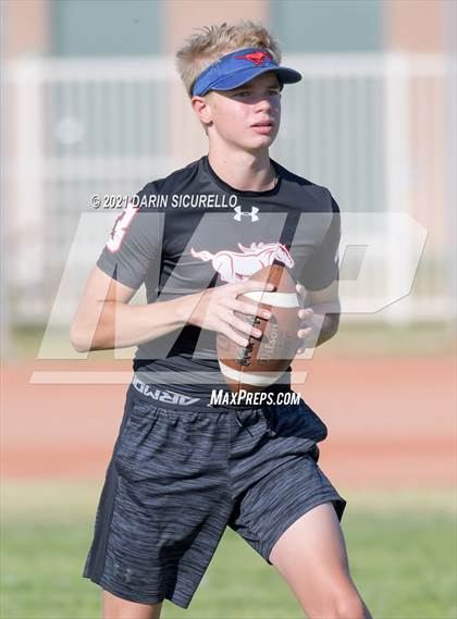 Thumbnail 2 in Westview vs North (Cactus Duel Out West 7-on-7 Tournament) photogallery.