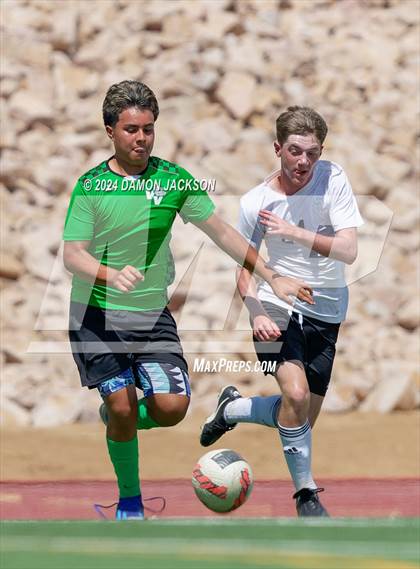 Thumbnail 1 in Spring Creek vs Virgin Valley (JV Team Bulldog Invitational) photogallery.