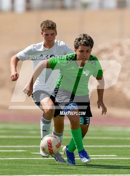 Thumbnail 3 in Spring Creek vs Virgin Valley (JV Team Bulldog Invitational) photogallery.