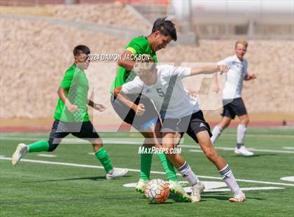 Thumbnail 3 in Spring Creek vs Virgin Valley (JV Team Bulldog Invitational) photogallery.
