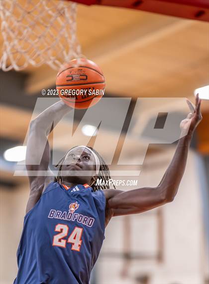 Thumbnail 2 in Bradford Christian Academy vs. Master's (St. Andrew's Holiday Classic) photogallery.