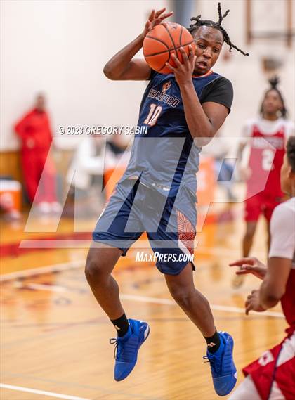 Thumbnail 2 in Bradford Christian Academy vs. Master's (St. Andrew's Holiday Classic) photogallery.