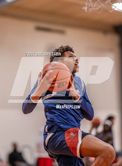 Thumbnail 2 in Bradford Christian Academy vs. Master's (St. Andrew's Holiday Classic) photogallery.
