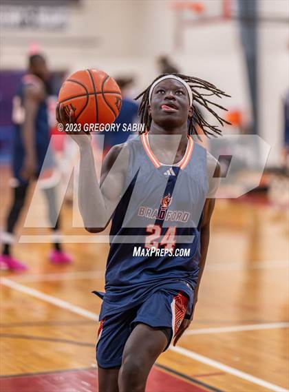 Thumbnail 2 in Bradford Christian Academy vs. Master's (St. Andrew's Holiday Classic) photogallery.