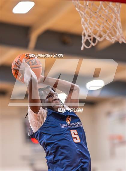 Thumbnail 1 in Bradford Christian Academy vs. Master's (St. Andrew's Holiday Classic) photogallery.