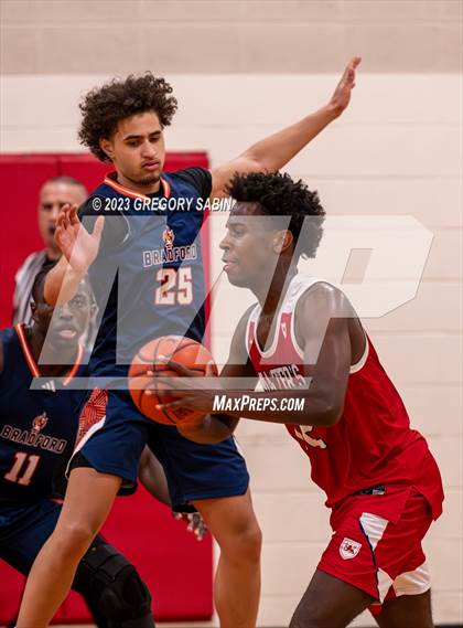 Thumbnail 2 in Bradford Christian Academy vs. Master's (St. Andrew's Holiday Classic) photogallery.