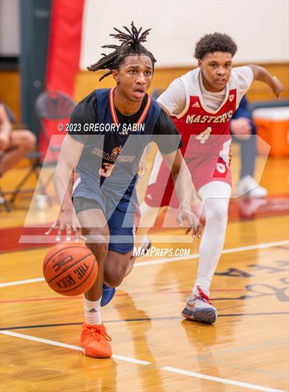 Thumbnail 1 in Bradford Christian Academy vs. Master's (St. Andrew's Holiday Classic) photogallery.