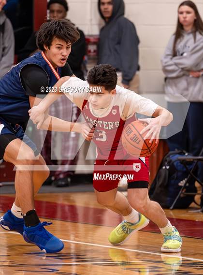 Thumbnail 2 in Bradford Christian Academy vs. Master's (St. Andrew's Holiday Classic) photogallery.