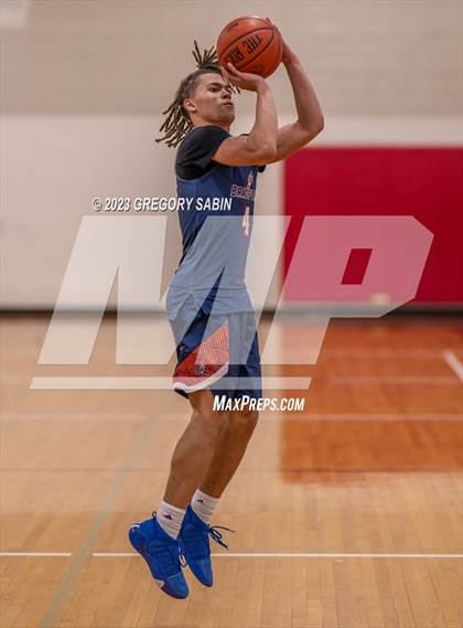 Thumbnail 1 in Bradford Christian Academy vs. Master's (St. Andrew's Holiday Classic) photogallery.