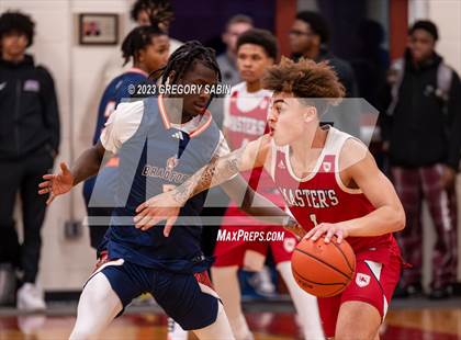 Thumbnail 2 in Bradford Christian Academy vs. Master's (St. Andrew's Holiday Classic) photogallery.