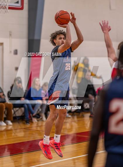 Thumbnail 3 in Bradford Christian Academy vs. Master's (St. Andrew's Holiday Classic) photogallery.