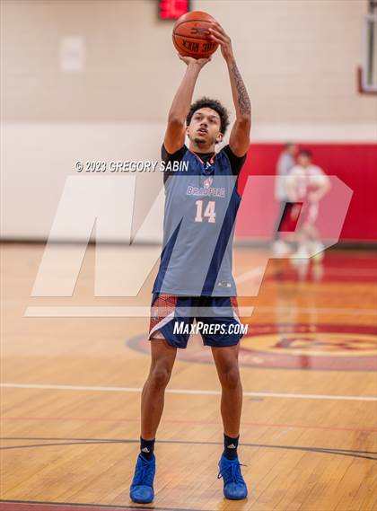 Thumbnail 3 in Bradford Christian Academy vs. Master's (St. Andrew's Holiday Classic) photogallery.