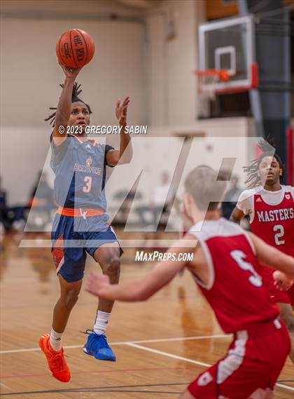 Thumbnail 3 in Bradford Christian Academy vs. Master's (St. Andrew's Holiday Classic) photogallery.