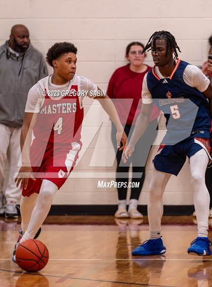 Thumbnail 3 in Bradford Christian Academy vs. Master's (St. Andrew's Holiday Classic) photogallery.