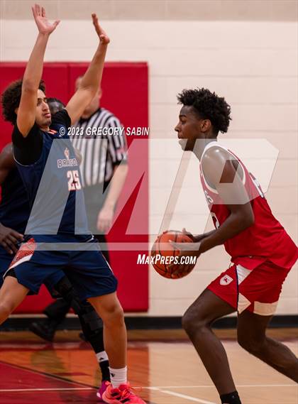 Thumbnail 1 in Bradford Christian Academy vs. Master's (St. Andrew's Holiday Classic) photogallery.