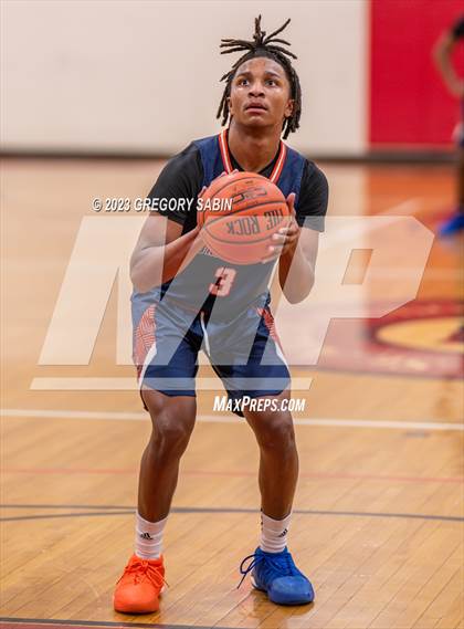 Thumbnail 1 in Bradford Christian Academy vs. Master's (St. Andrew's Holiday Classic) photogallery.