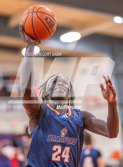 Thumbnail 3 in Bradford Christian Academy vs. Master's (St. Andrew's Holiday Classic) photogallery.