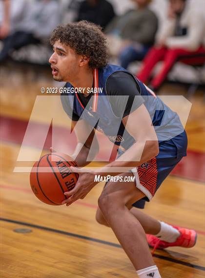 Thumbnail 3 in Bradford Christian Academy vs. Master's (St. Andrew's Holiday Classic) photogallery.