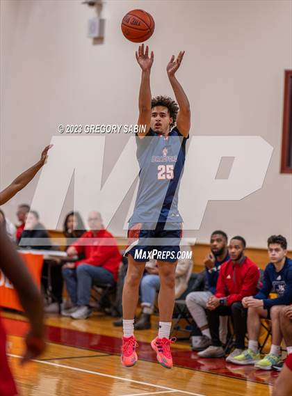 Thumbnail 2 in Bradford Christian Academy vs. Master's (St. Andrew's Holiday Classic) photogallery.