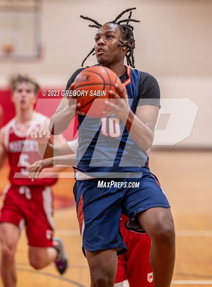 Thumbnail 3 in Bradford Christian Academy vs. Master's (St. Andrew's Holiday Classic) photogallery.