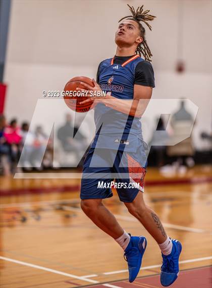 Thumbnail 3 in Bradford Christian Academy vs. Master's (St. Andrew's Holiday Classic) photogallery.