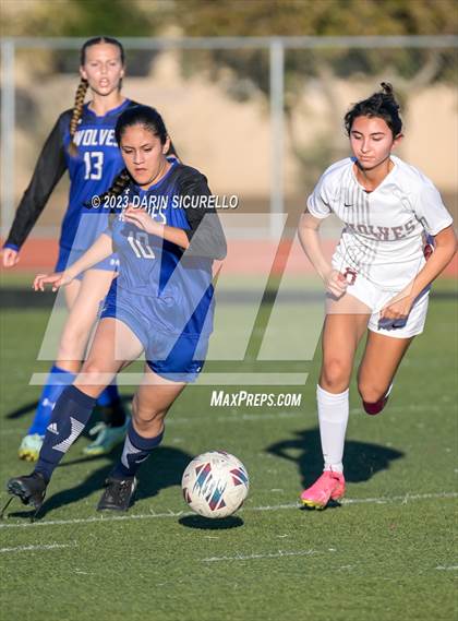 Thumbnail 2 in Desert Mountain vs Chandler (Coyote Classic Tournament) photogallery.