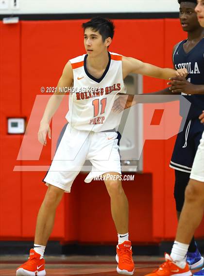 Thumbnail 3 in Loyola vs. Rolling Hills Prep (Rolling Hills State Preview) photogallery.
