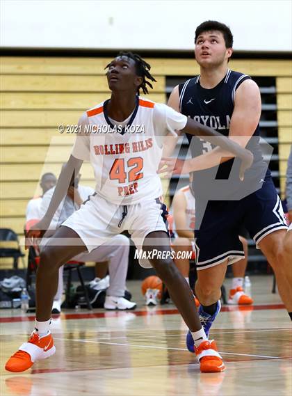 Thumbnail 2 in Loyola vs. Rolling Hills Prep (Rolling Hills State Preview) photogallery.