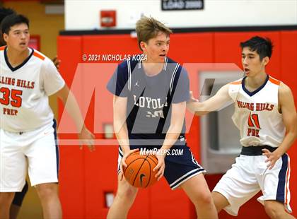 Thumbnail 2 in Loyola vs. Rolling Hills Prep (Rolling Hills State Preview) photogallery.