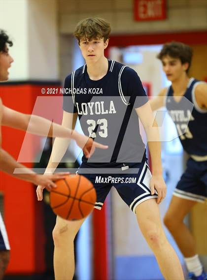Thumbnail 3 in Loyola vs. Rolling Hills Prep (Rolling Hills State Preview) photogallery.