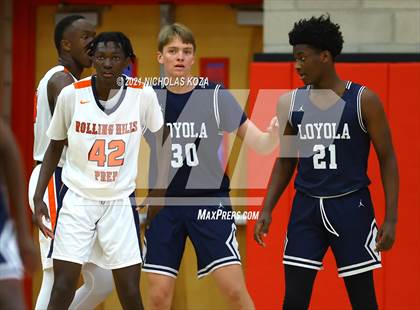 Thumbnail 3 in Loyola vs. Rolling Hills Prep (Rolling Hills State Preview) photogallery.