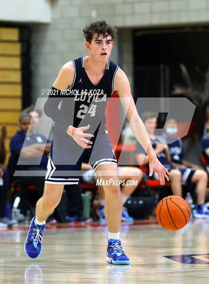 Thumbnail 3 in Loyola vs. Rolling Hills Prep (Rolling Hills State Preview) photogallery.