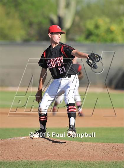 Thumbnail 1 in Hamilton vs. Brophy College Prep (Horizon Baseball Tournament) photogallery.