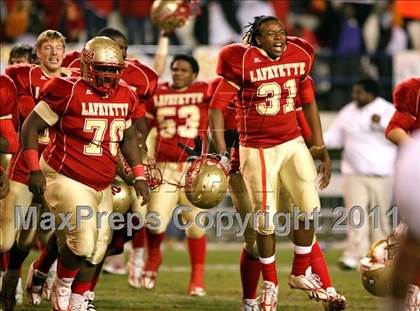 Thumbnail 1 in Lafayette vs. North Pike (MHSAA Class 4A Final) photogallery.